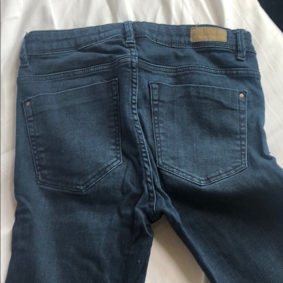 Zara trafaluc size 02 24 blue jean jeggings - Picture 3 of 3